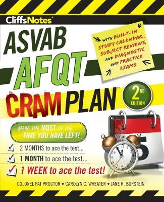 Book cover for Cliffsnotes ASVAB Afqt Cram Plan, 2nd Edition