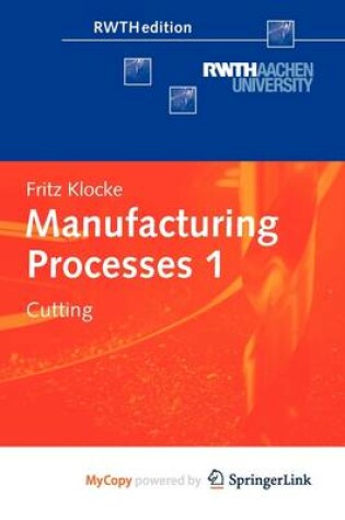 Cover of Manufacturing Processes 1