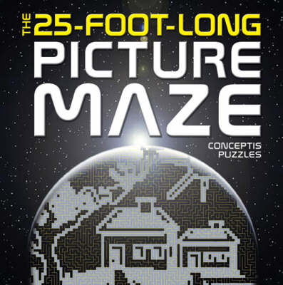 Book cover for 25-foot-long Picture Maze