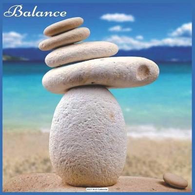 Book cover for Balance 2021 Wall Calendar