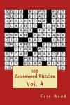 Book cover for 100 crossword puzzles Vol. 4