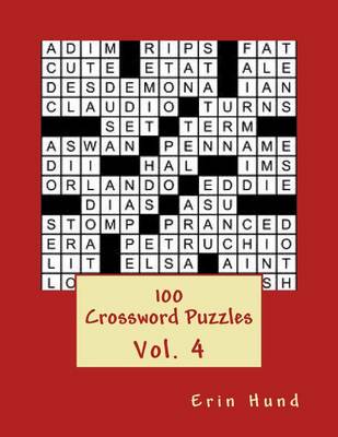 Book cover for 100 crossword puzzles Vol. 4