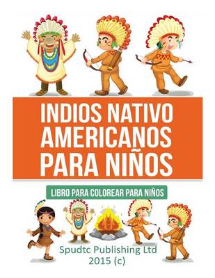 Book cover for Indios Nativo americanos para niños
