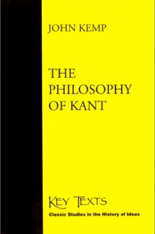 Cover of The Philosophy of Kant: New St. Augustine's Text Edition