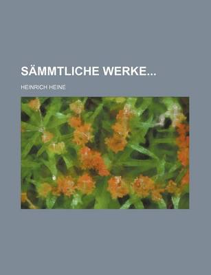 Book cover for Sammtliche Werke (13-14)