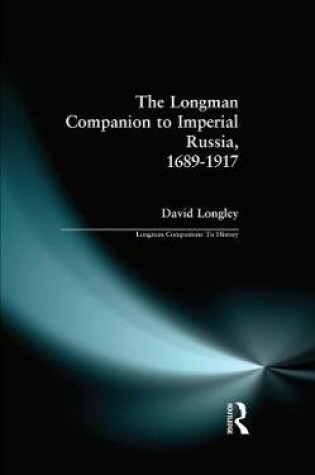 Cover of Longman Companion to Imperial Russia, 1689-1917