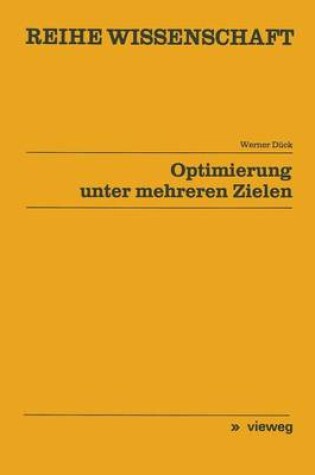 Cover of Optimierung unter mehreren Zielen