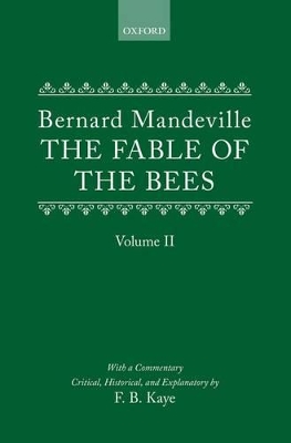 Book cover for The Fable of the Bees: Or Private Vices, Publick Benefits