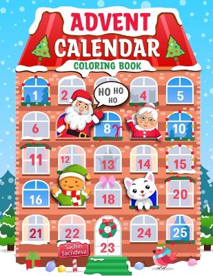 Book cover for Advent Calendar Coloring Book