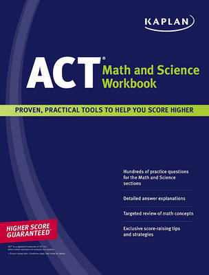Book cover for Kaplan ACT Math and Science Workbook