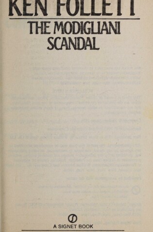 Cover of Follett Ken : Modigliani Scandal