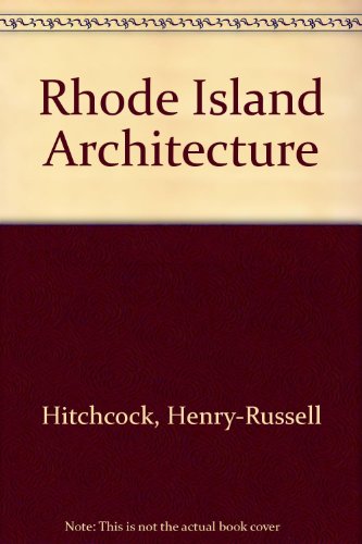 Book cover for Rhode Island Architecture