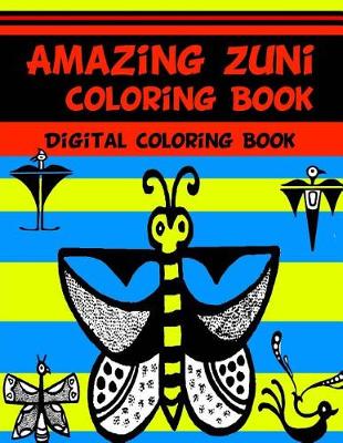 Book cover for Amazing Zuni Coloring Book