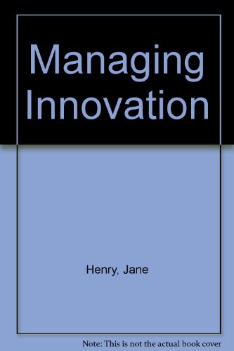 Book cover for Managing Innovation