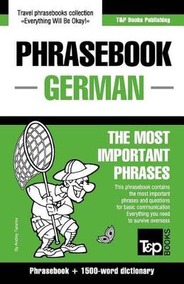 Book cover for Phrasebook German