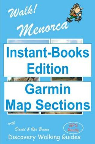 Cover of Walk! Menorca Tour and Trail Map Sections for Garmin GPS