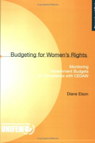 Cover of Budgeting for Women's Rights