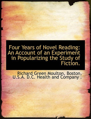 Book cover for Four Years of Novel Reading