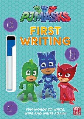 Cover of PJ Masks: First Writing Wipe Clean