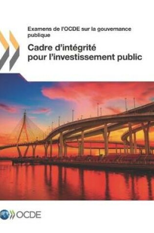 Cover of Examens de l'OCDE sur la gouvernance publique Cadre d'integrite pour l'investissement public