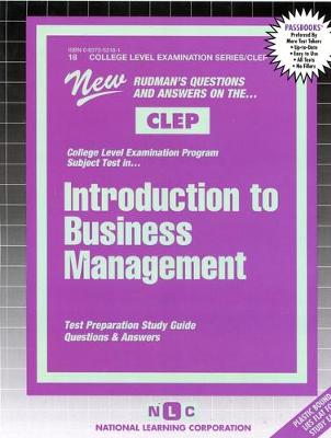 Book cover for INTRODUCTION TO BUSINESS MANAGEMENT (PRINCIPLES OF MANAGEMENT)