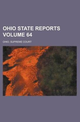 Cover of Ohio State Reports Volume 64