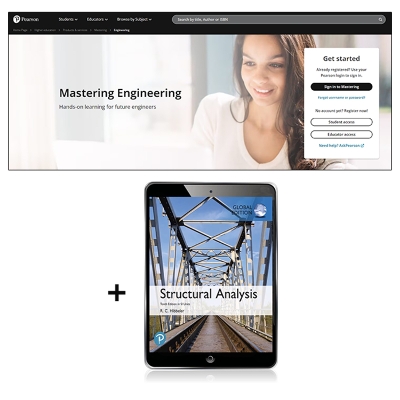 Book cover for Structural Analysis, Australian SI Edition -- Mastering Engineering with Pearson eText