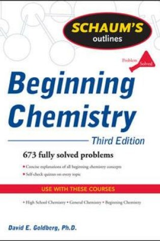 Cover of Schaum's Outline of Beginning Chemistry, Third Edition
