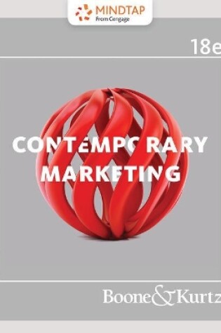 Cover of Mindtap Marketing, 1 Term (6 Months) Printed Access Card for Boone/Kurtz's Contemporary Marketing, 18th