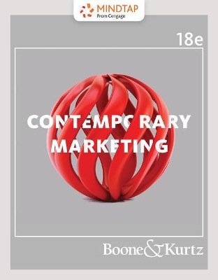 Book cover for Mindtap Marketing, 1 Term (6 Months) Printed Access Card for Boone/Kurtz's Contemporary Marketing, 18th