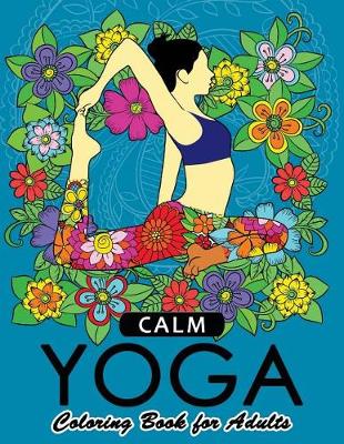 Book cover for Clam Yoga Coloring Book for Adults