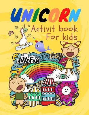 Book cover for Unicorn Activity Book for Kids