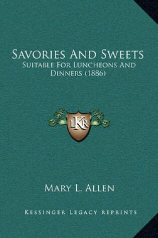 Cover of Savories and Sweets