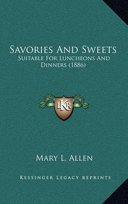 Book cover for Savories and Sweets