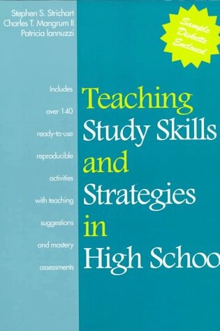 Cover of Teaching Study Skills and Strategies in High School