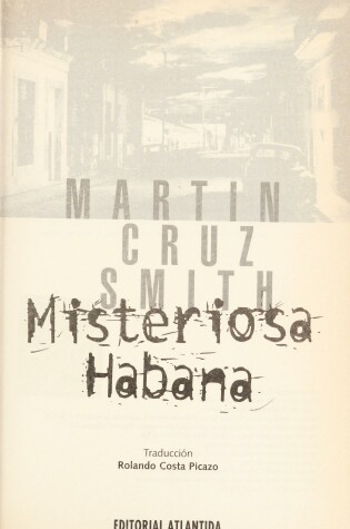 Cover of Misteriosa Habana