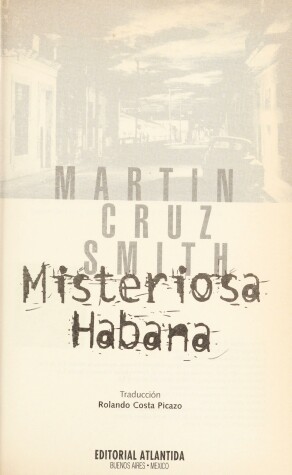 Book cover for Misteriosa Habana