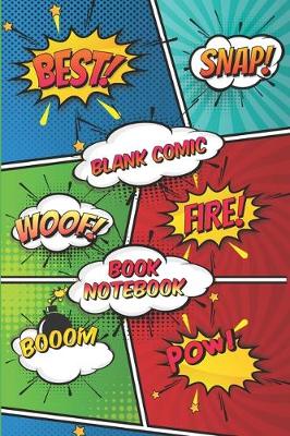 Book cover for Blank Comic Book Notebook