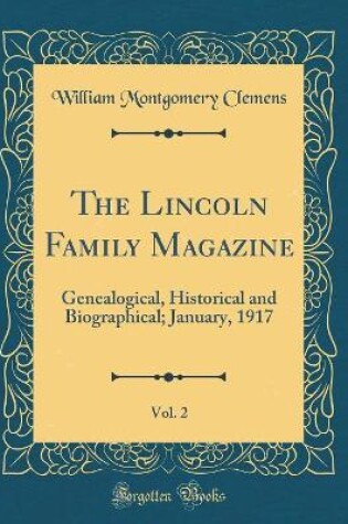 Cover of The Lincoln Family Magazine, Vol. 2