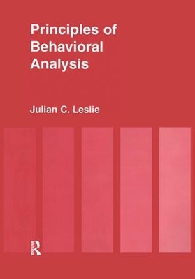 Book cover for Principles of Behavioural Analysis