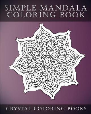 Book cover for Simple Mandala Coloring Book