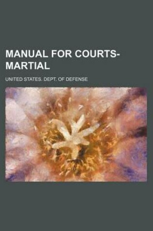 Cover of Manual for Courts-Martial