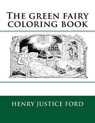 Book cover for The Green Fairy Coloring Book