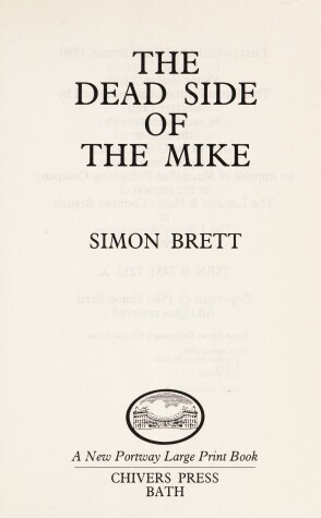 Cover of The Dead Side of the Mike