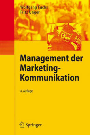 Cover of Management Der Marketing-Kommunikation