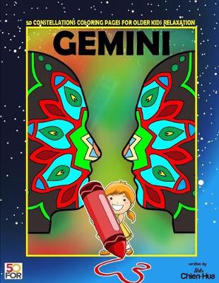 Book cover for Gemini 50 Coloring Pages For Older Kids Relaxation