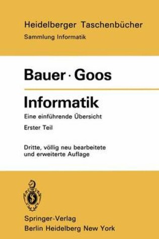 Cover of Informatik