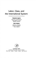 Book cover for Labour, Class and the International System