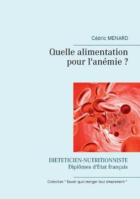 Book cover for Quelle alimentation pour l'anémie ?