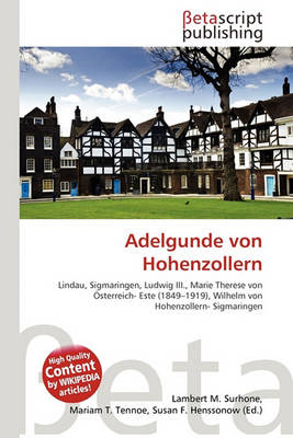 Cover of Adelgunde Von Hohenzollern